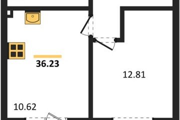 Фото №1: 1-комнатная квартира 36 м² - Краснодар, мкр. ЖК Тёплые Края, 