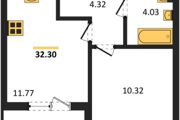 Фото №1: 1-комнатная квартира 32 м² - Краснодар, мкр. ЖК Тёплые Края, 