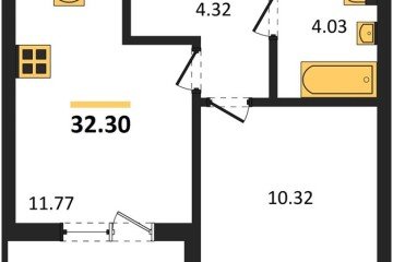 Фото №1: 1-комнатная квартира 32 м² - Краснодар, мкр. ЖК Тёплые Края, 