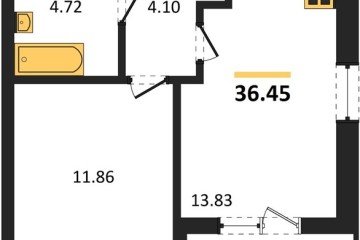 Фото №1: 1-комнатная квартира 37 м² - Краснодар, мкр. ЖК Тёплые Края, 