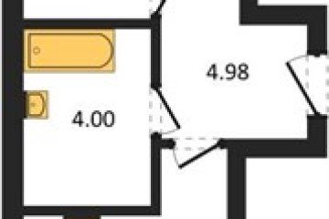 Фото №1: 1-комнатная квартира 41 м² - Краснодар, мкр. ЖК Тёплые Края, 