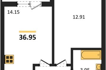 Фото №1: 1-комнатная квартира 37 м² - Краснодар, мкр. ЖК Тёплые Края, 