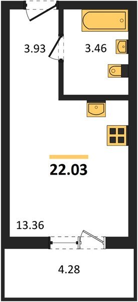 Фото №1: Студия 21 м² - Краснодар, Прикубанский внутригородской округ, мкр. ЖК Тёплые Края