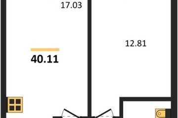 Фото №1: 1-комнатная квартира 39 м² - Краснодар, мкр. ЖК Тёплые Края, 