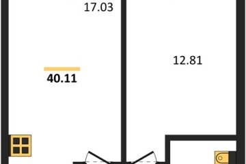 Фото №1: 1-комнатная квартира 39 м² - Краснодар, мкр. ЖК Тёплые Края, 
