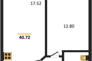 Фото №1: 1-комнатная квартира 40 м² - Краснодар, мкр. ЖК Тёплые Края, 
