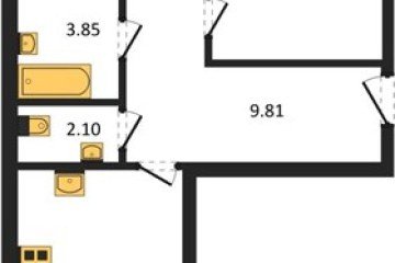 Фото №1: 2-комнатная квартира 60 м² - Краснодар, мкр. ЖК Тёплые Края, 
