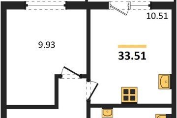 Фото №1: 1-комнатная квартира 34 м² - Краснодар, мкр. ЖК Тёплые Края, 