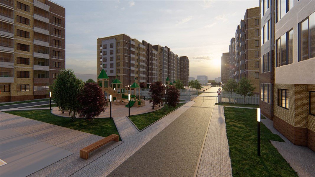 Фото №4: 1-комнатная квартира 36 м² - Пригородный, жилой комплекс Сиреневый Бульвар, 