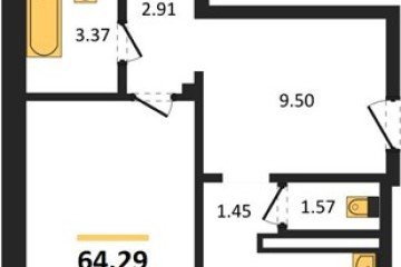 Фото №1: 2-комнатная квартира 64 м² - Кропоткин, мкр. жилой комплекс Романовский, 