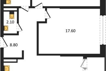 Фото №1: 2-комнатная квартира 76 м² - Краснодар, мкр. жилой комплекс Эрмитаж, ул. им. Мурата Ахеджака, 26