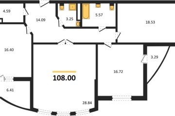 Фото №1: 3-комнатная квартира 108 м² - Краснодар, мкр. жилой комплекс Кино, ул. Уральская, 100/5