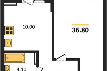 Фото №1: 1-комнатная квартира 36 м² - Краснодар, мкр. жилой комплекс Парк У Дома, ул. Героев-Разведчиков, 11