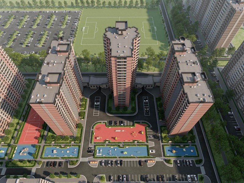 Фото №5: 3-комнатная квартира 87 м² - Краснодар, жилой комплекс Парк У Дома, ул. Героев-Разведчиков, 11