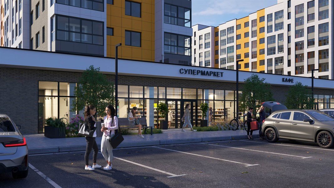 Фото №6: 1-комнатная квартира 39 м² - Краснодар, Прикубанский внутригородской округ, мкр. жилой комплекс Друзья, ул. имени Генерала Брусилова, 28к4