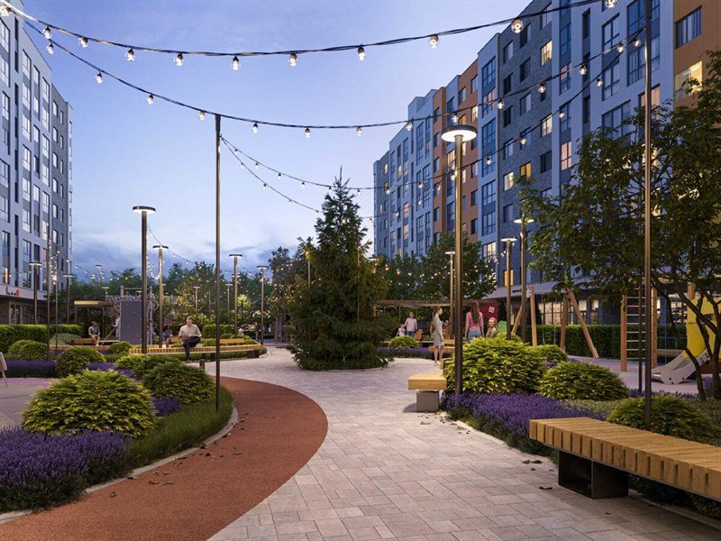 Фото №8: 1-комнатная квартира 39 м² - Краснодар, Прикубанский внутригородской округ, мкр. жилой комплекс Друзья, ул. имени Генерала Брусилова, 28к4