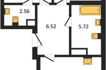 Фото №1: 2-комнатная квартира 59 м² - Краснодар, мкр. жилой комплекс Друзья, ул. имени Генерала Брусилова, 28к4