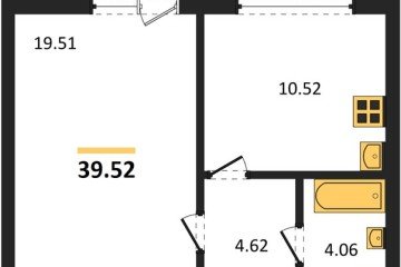 Фото №1: 1-комнатная квартира 39 м² - Майкоп, ул. Олега Цокова, 2