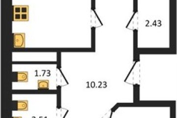 Фото №1: 3-комнатная квартира 81 м² - Майкоп, 