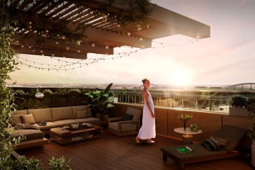 Фото №3: Студия 27 м² - Яблоновский, мкр. жилой комплекс Грин Эпл, 