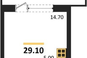Фото №1: Студия 29 м² - Яблоновский, мкр. жилой комплекс Грин Эпл, 