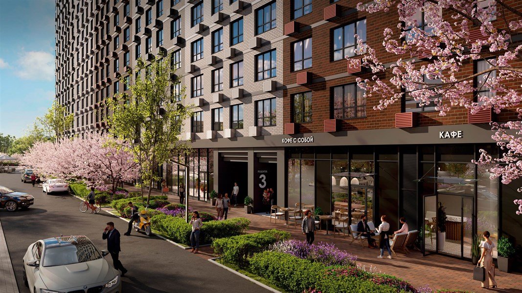 Фото №6: 2-комнатная квартира 59 м² - Яблоновский, мкр. жилой комплекс Грин Эпл