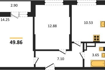 Фото №1: 2-комнатная квартира 49 м² - Краснодар, мкр. жилой комплекс Смородина, 