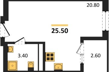 Фото №1: Студия 25 м² - Краснодар, мкр. Карасунский внутригородской округ, 