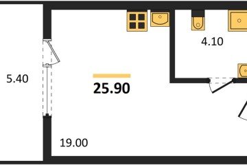 Фото №1: Студия 25 м² - Краснодар, мкр. Карасунский внутригородской округ, 