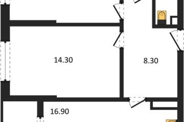 Фото №1: 2-комнатная квартира 61 м² - Краснодар, мкр. Карасунский внутригородской округ, 