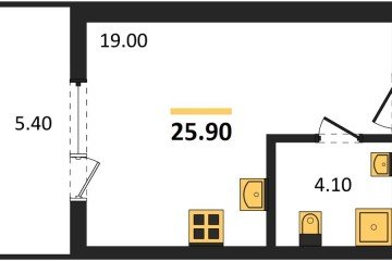 Фото №1: Студия 25 м² - Краснодар, мкр. Карасунский внутригородской округ, 