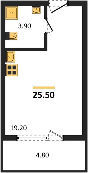 Фото №1: Студия 25 м² - Краснодар, мкр. Карасунский внутригородской округ