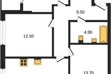 Фото №1: 3-комнатная квартира 75 м² - Краснодар, мкр. Карасунский внутригородской округ, 