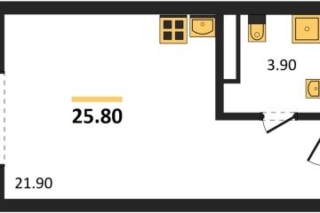 Фото №1: Студия 25 м² - Краснодар, мкр. Карасунский внутригородской округ, 