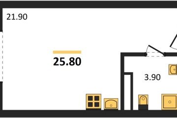 Фото №1: Студия 25 м² - Краснодар, мкр. Карасунский внутригородской округ, 