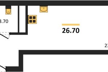Фото №1: Студия 26 м² - Краснодар, мкр. Карасунский внутригородской округ, 