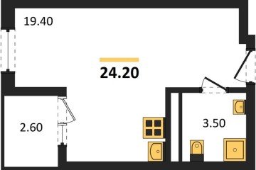 Фото №1: Студия 24 м² - Краснодар, мкр. Карасунский внутригородской округ, 