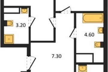 Фото №1: 2-комнатная квартира 71 м² - Краснодар, мкр. Карасунский внутригородской округ, 