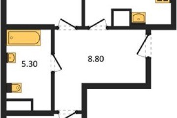 Фото №1: 2-комнатная квартира 62 м² - Краснодар, мкр. Карасунский внутригородской округ, 