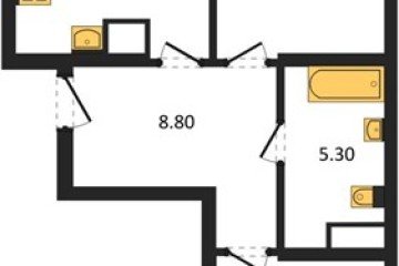 Фото №1: 2-комнатная квартира 62 м² - Краснодар, мкр. Карасунский внутригородской округ, 