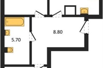 Фото №1: 2-комнатная квартира 63 м² - Краснодар, мкр. Карасунский внутригородской округ, 