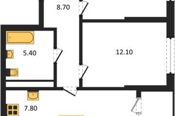 Фото №1: 2-комнатная квартира 60 м² - Краснодар, мкр. Карасунский внутригородской округ, 
