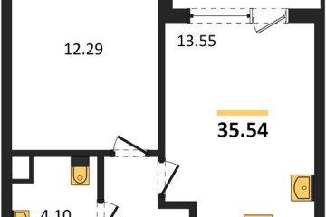 Фото №1: 1-комнатная квартира 34 м² - Краснодар, мкр. Прикубанский внутригородской округ, 