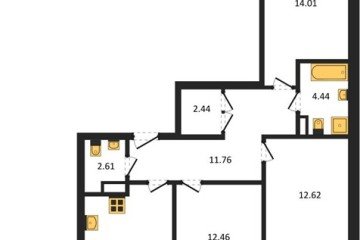 Фото №1: 3-комнатная квартира 81 м² - Краснодар, мкр. Прикубанский внутригородской округ, 