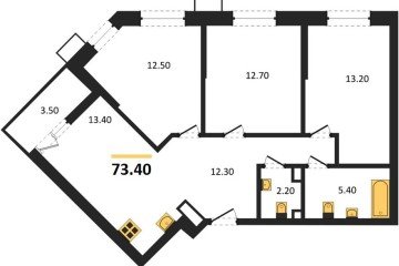 Фото №1: 3-комнатная квартира 73 м² - Майкоп, мкр. ЖК Звезды, 
