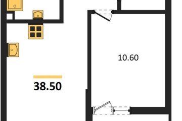 Фото №1: 1-комнатная квартира 38 м² - Майкоп, мкр. ЖК Звезды, 
