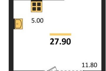 Фото №1: Студия 27 м² - Майкоп, мкр. ЖК Звезды, 