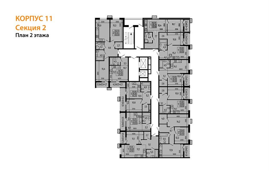 Фото №8: 2-комнатная квартира 64 м² - Майкоп, мкр. ЖК Звезды