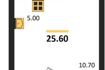 Фото №1: Студия 25 м² - Майкоп, мкр. ЖК Звезды, 