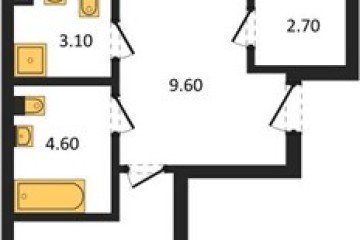 Фото №1: 2-комнатная квартира 69 м² - Майкоп, мкр. ЖК Звезды, 